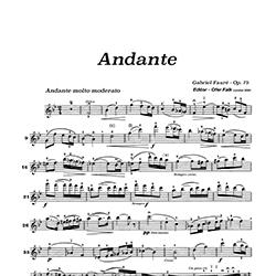 Fauré Andante
